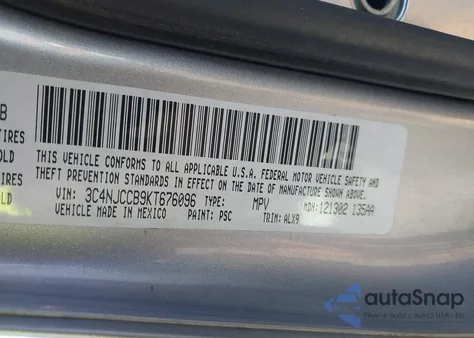 2019 Jeep Compass Limited Fwd from USA, damaged, VIN 3C4NJCCB9KT676096